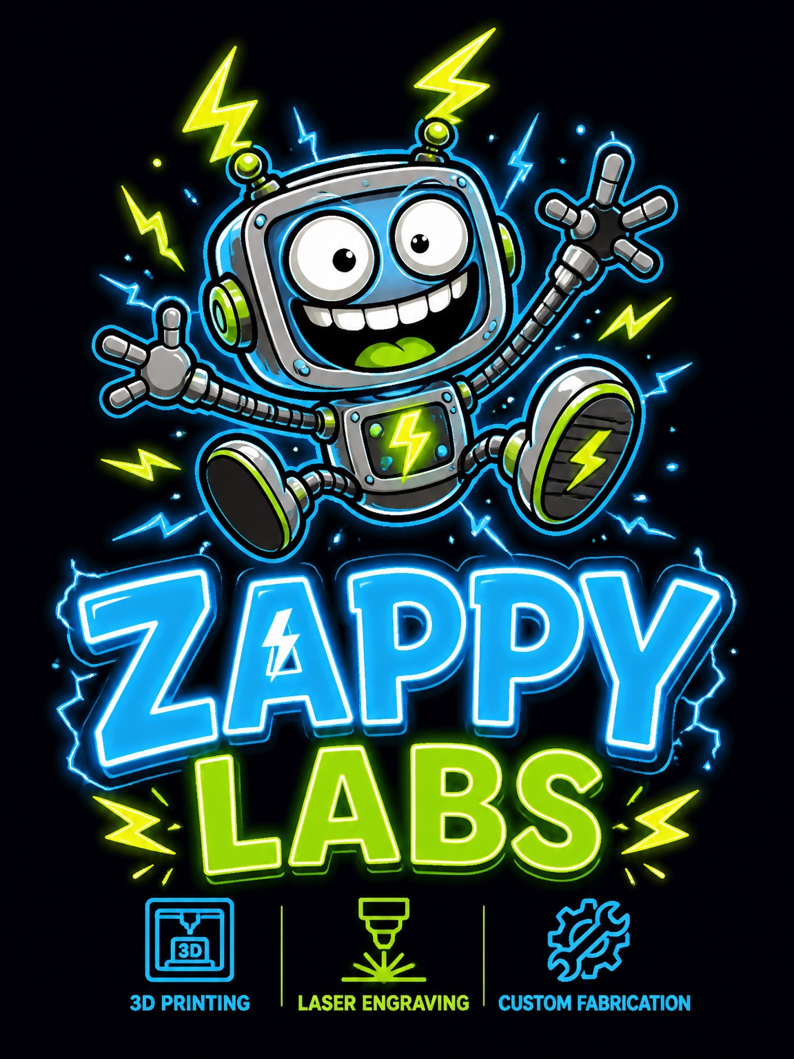 Zappy Labs original approved artwork